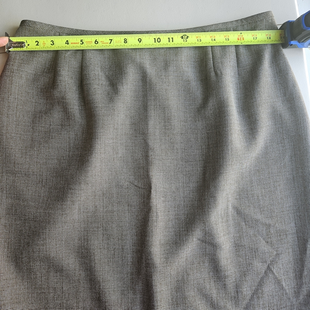Kasper Women's Size 18 Gray Skirt Set Faux Pockets - Picture 15 of 16